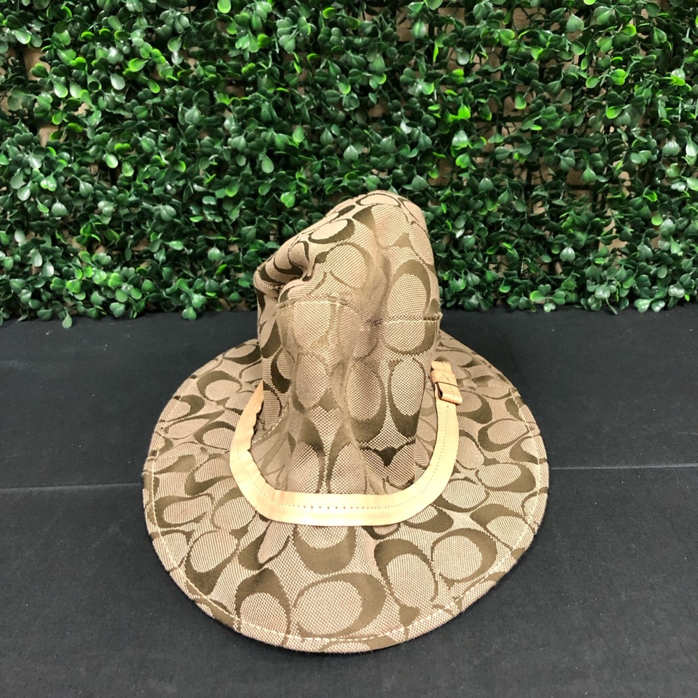 Coach Signature Monogram Canvas Bucket - Picture 3 of 10